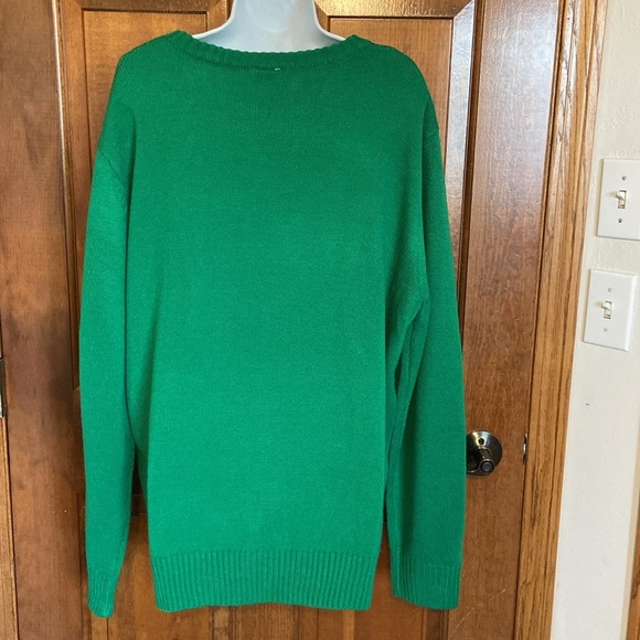 Disney Christmas Mickey MouseSweater Pullover Ribbed Knit Long Sleeve Holiday XL - Picture 5 of 10